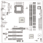 ms6738 System board layout (click for large image)